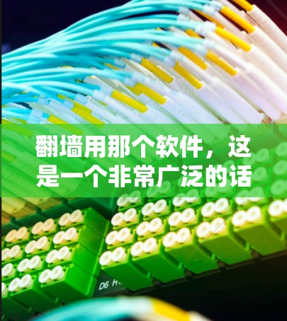 翻墙用那个软件，这是一个非常广泛的话题，因为它涉及到多个领域，包括网络管理、加密技术、软件开发、以及对网络安全的深刻理解。以下是一些可能相关的软件和工具，可以帮助您解决翻墙问题
