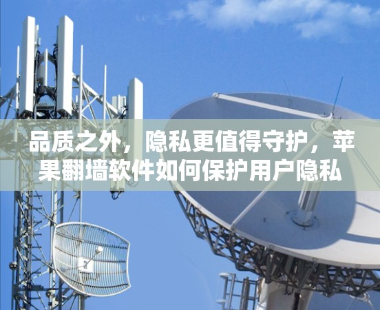 品质之外，隐私更值得守护，苹果翻墙软件如何保护用户隐私