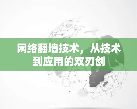网络翻墙技术，从技术到应用的双刃剑
