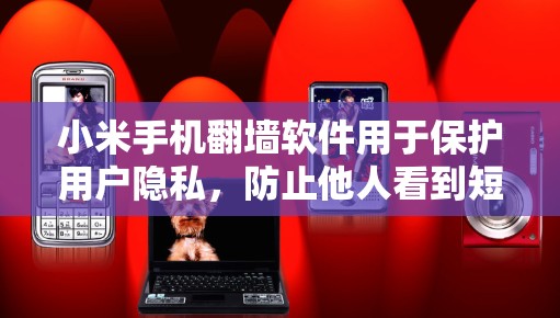 小米手机翻墙软件用于保护用户隐私，防止他人看到短信、照片或访问网络。以下是使用小米翻墙软件的步骤