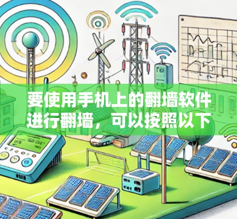 要使用手机上的翻墙软件进行翻墙，可以按照以下步骤进行操作