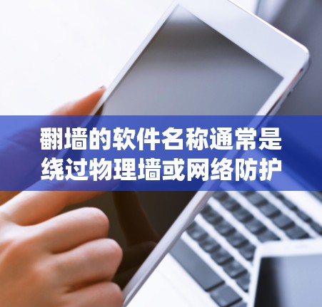 翻墙的软件名称通常是绕过物理墙或网络防护墙的工具，具体名称可能因软件而异。以下是一些常见的名称和类型