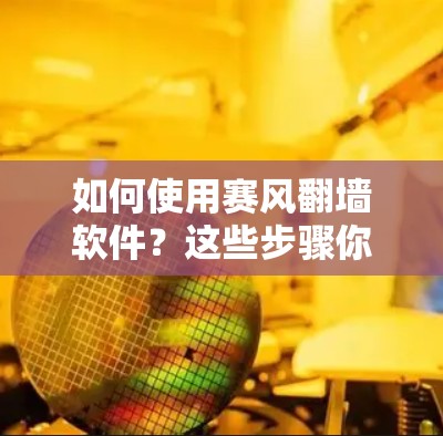 如何使用赛风翻墙软件？这些步骤你必须知道