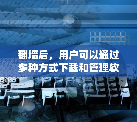 翻墙后，用户可以通过多种方式下载和管理软件包，以下是一些主要的软件下载工具和系统功能