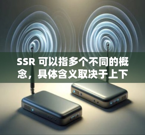 SSR 可以指多个不同的概念，具体含义取决于上下文和上下文领域。以下是几种可能的解释