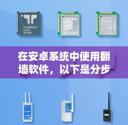 在安卓系统中使用翻墙软件，以下是分步指南