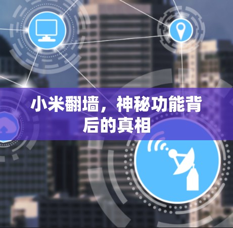 小米翻墙，神秘功能背后的真相