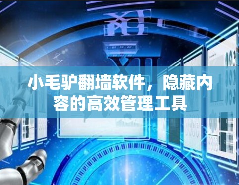 小毛驴翻墙软件，隐藏内容的高效管理工具