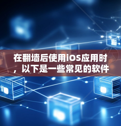 在翻墙后使用iOS应用时，以下是一些常见的软件，可以帮助您更好地管理设备和应用