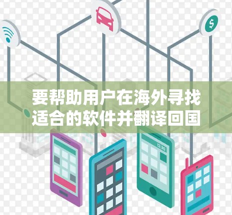 要帮助用户在海外寻找适合的软件并翻译回国内，可以按照以下步骤进行