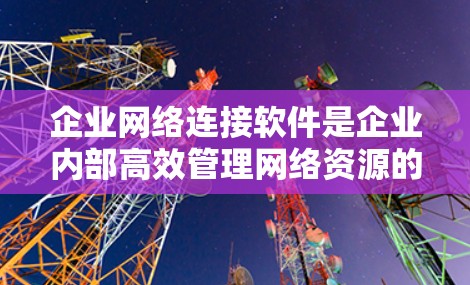 企业网络连接软件是企业内部高效管理网络资源的重要工具，涵盖从数据存储到网络设备管理的各个方面。以下是对这些软件的总结