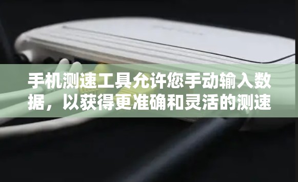 手机测速工具允许您手动输入数据，以获得更准确和灵活的测速结果。以下是详细的步骤和解释