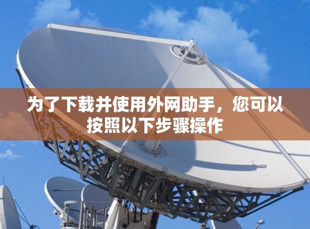 为了下载并使用外网助手，您可以按照以下步骤操作