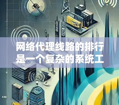 网络代理线路的排行是一个复杂的系统工程，需要综合考虑多个因素以确保网络系统的高效运行。以下是对网络代理线路排行的关键点的整理